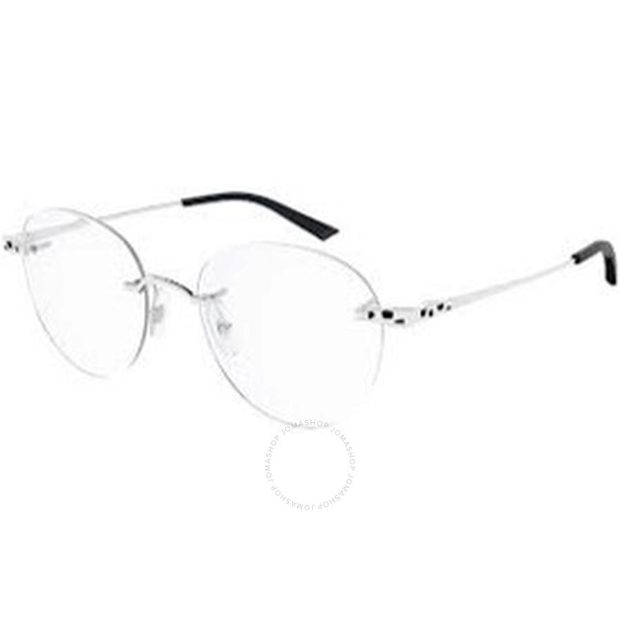 Cartier Demo Round Ladies Eyeglasses CT0309O 002 52