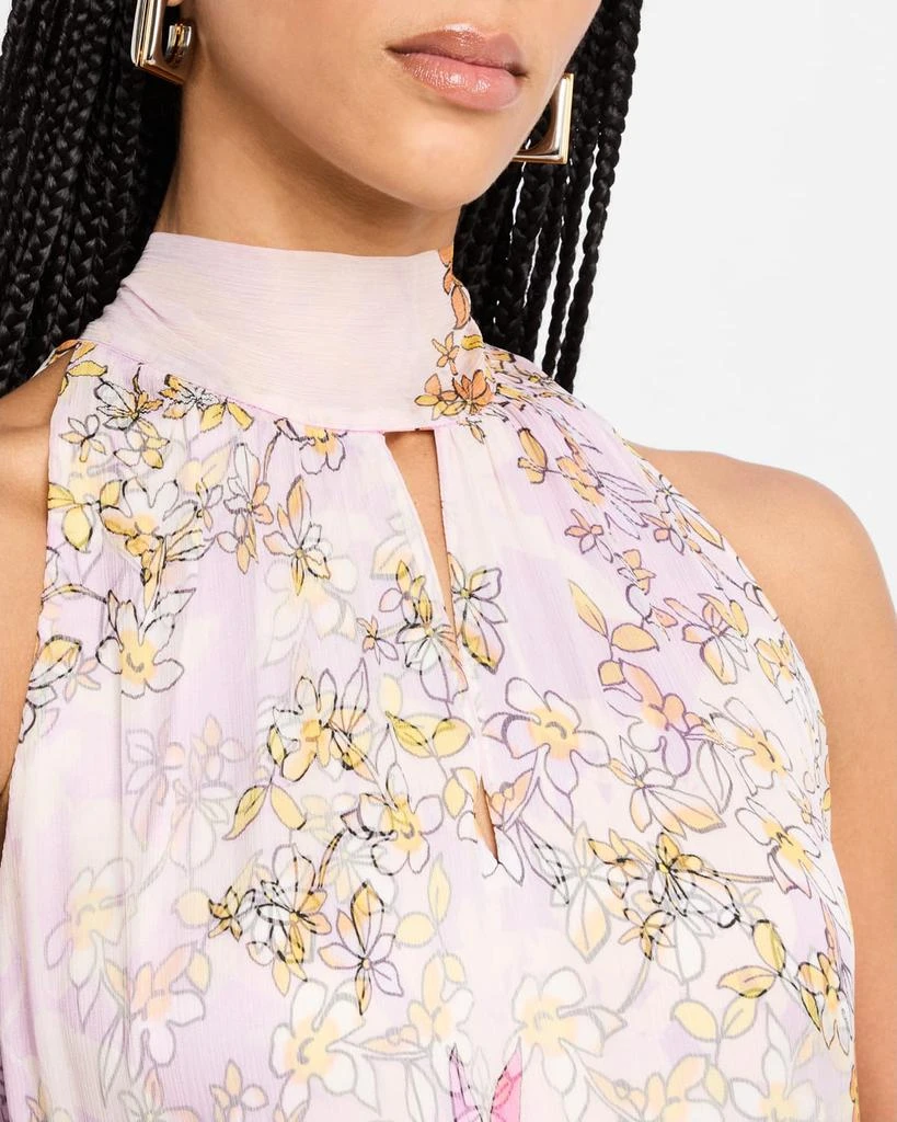 lenora bustier maxi dress Lenora Pink Strapless Maxi Dress - 12