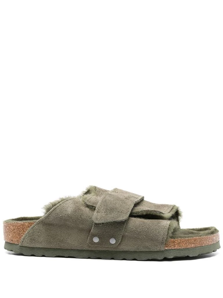 Birkenstock Birkenstock Kyoto Shearling Thyme, Suede Leather/Nubuck Shoes 1