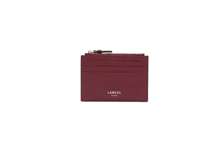 LANCEL Lettrines de Lancel - Porte-Cartes Zip L - Raisin 1