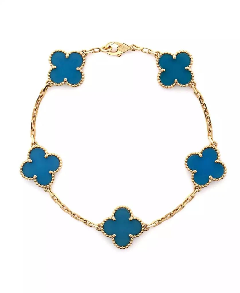 Pre-Owned Van Cleef 
Arpels Vintage Alhambra 5 Motifs Bracelet