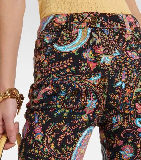 ETRO Paisley high-rise flared jeans 4