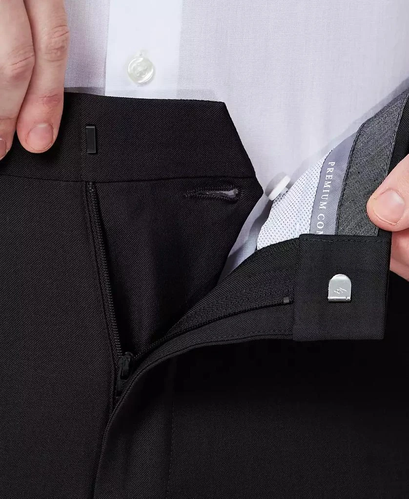 Haggar Men's Premium Comfort Slim-Fit Performance Stretch Flat-Front Dress Pants 4