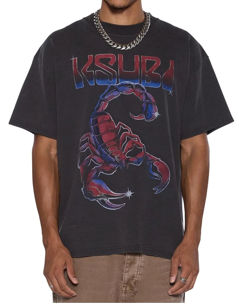 Ksubi Venom Ekcess Faded Oversized Graphic Tee 3