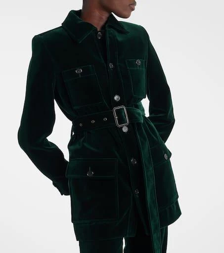 Yves Saint Laurent Saharienne cotton velvet jacket 6