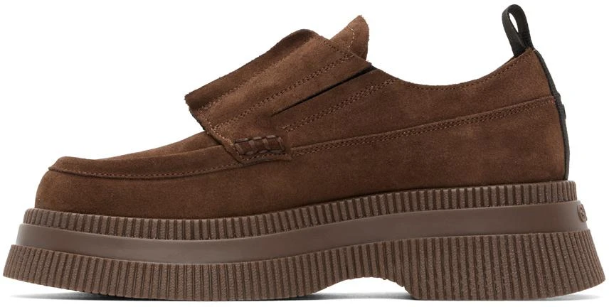 Ganni Brown Creepers Loafers 3