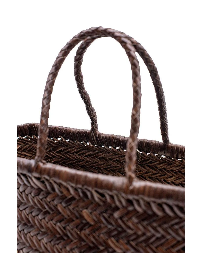 DRAGON DIFFUSION Triple Jump Small Leather Basket Bag 6