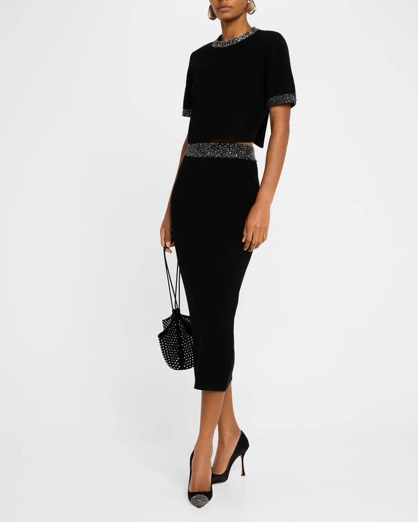 A.L.C. Maeve Embellished Short-Sleeve Top 2