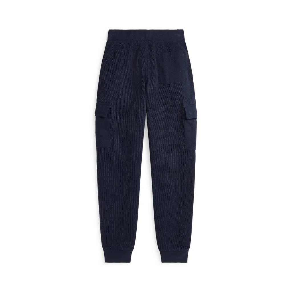 Ralph Lauren Waffle-Knit Cotton Cargo Jogger Pants (Big Kid) 2