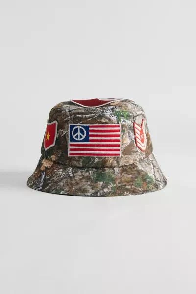 Urban Outfitters Tree Camo Patch Bucket Hat 2