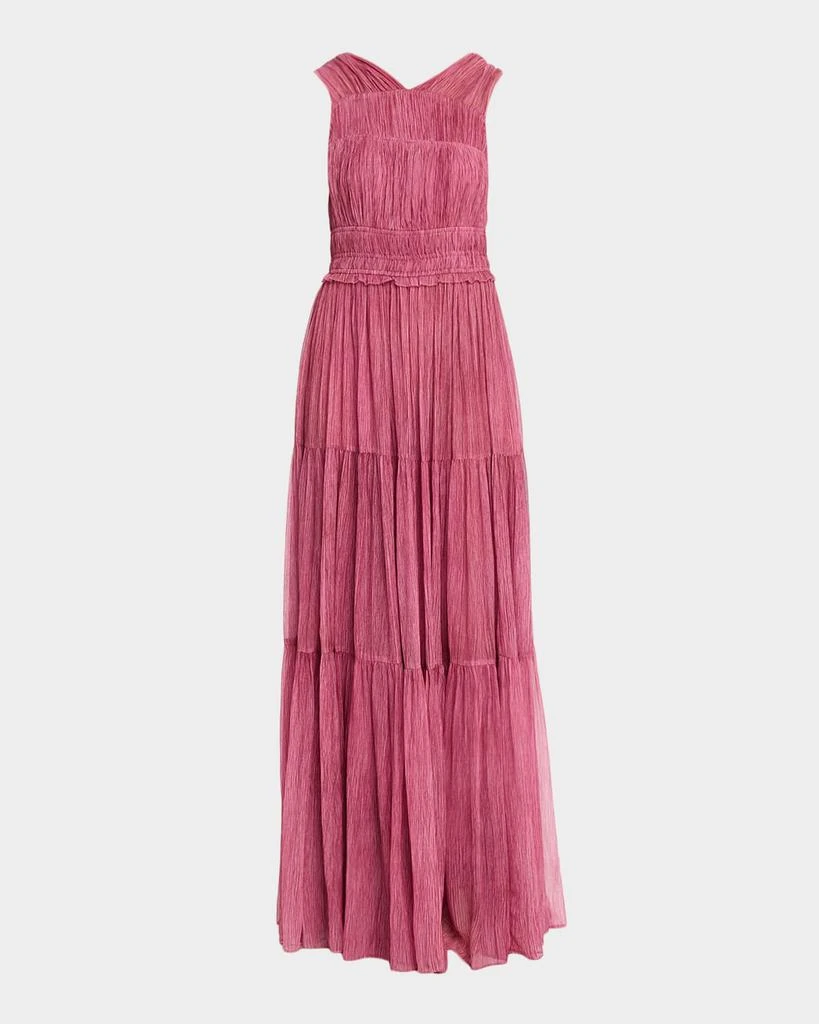 Ulla Johnson Freesia Sleeveless Silk Chiffon Gown