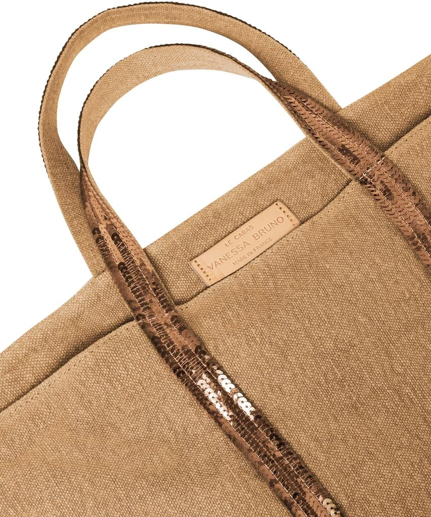 VANESSA BRUNO Linen M cabas tote 5