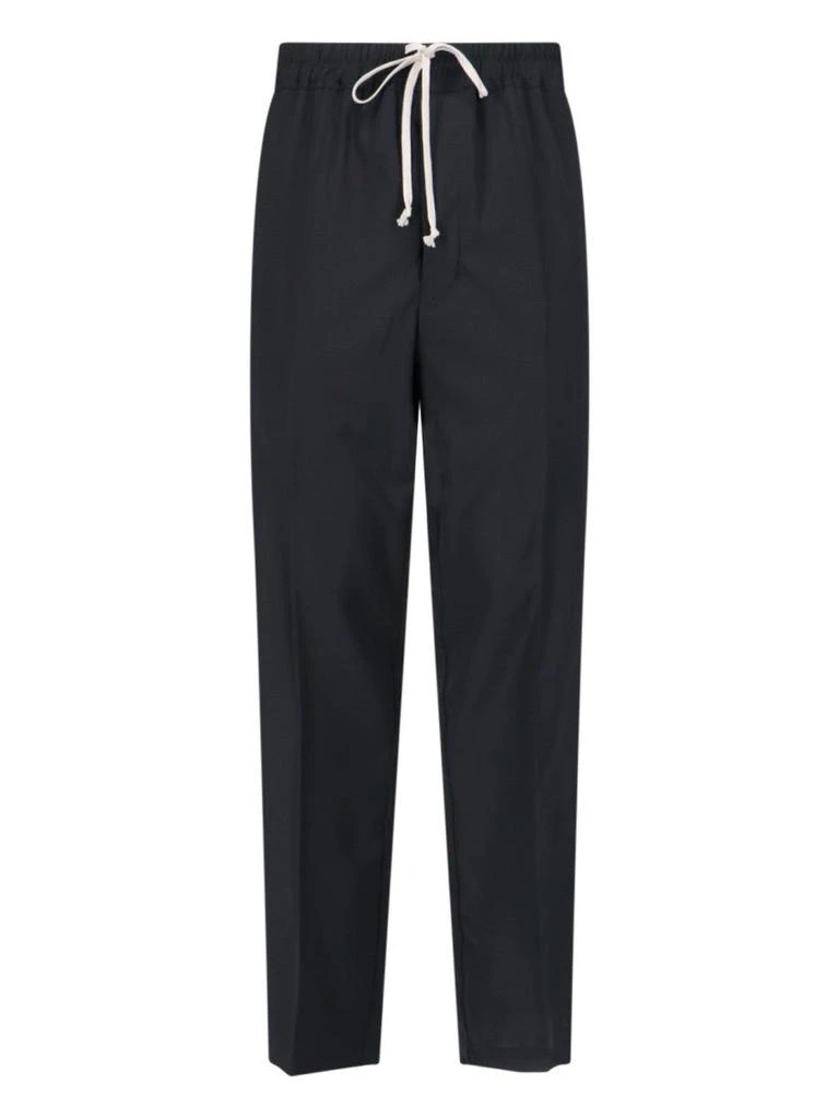 Rick Owens Wool Trousers – Black 1