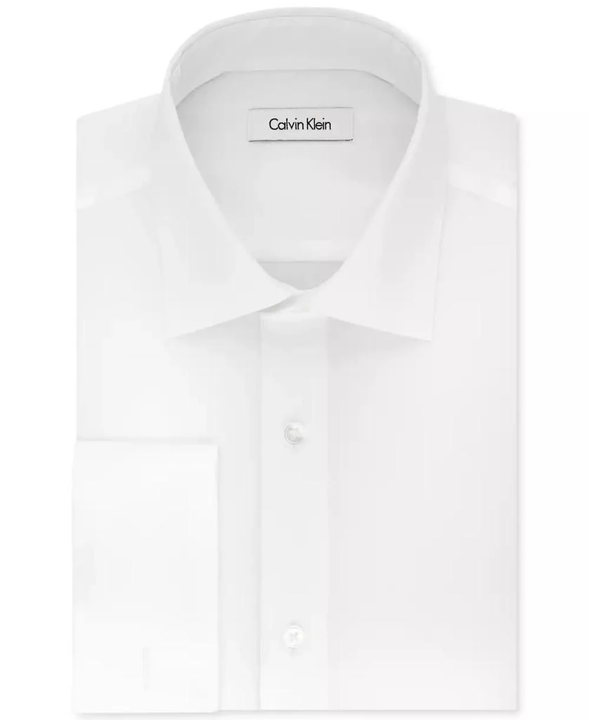 Calvin Klein Men's Regular Fit Non-Iron Performance French Cuff Dress Shirt 3