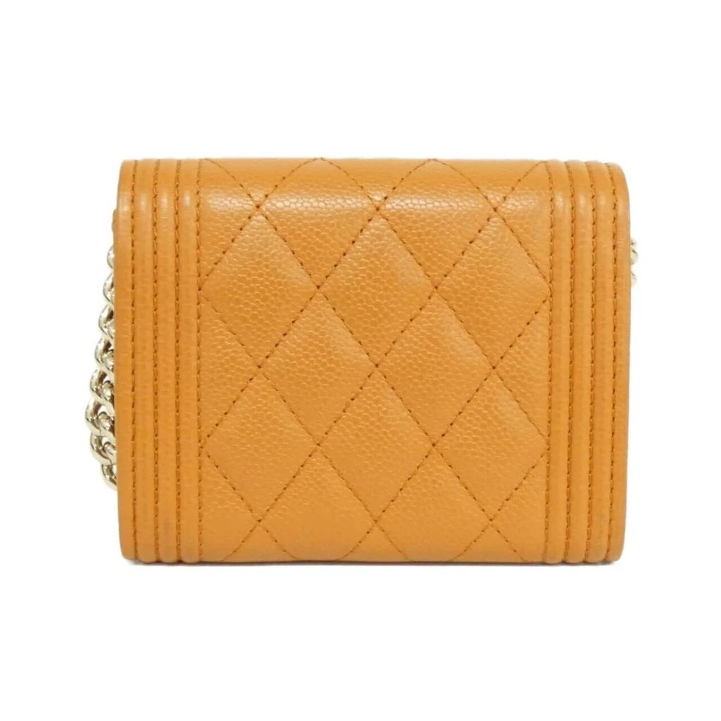 Chanel Grained Calfskin Chain/Shoulder Wallet (Pre-Owned) 2