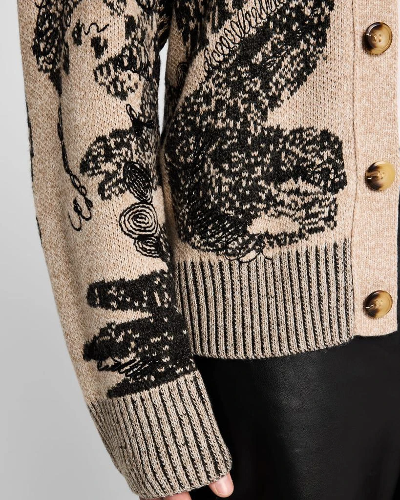DOMREBEL Men's Hao Jacquard Cardigan 5