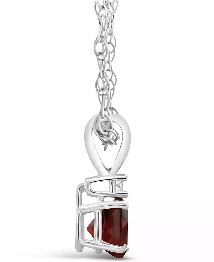 Macy
s Garnet (5/8 ct. t.w.) and Diamond Accent Pendant Necklace in 14K Yellow Gold or 14K White Gold 3
