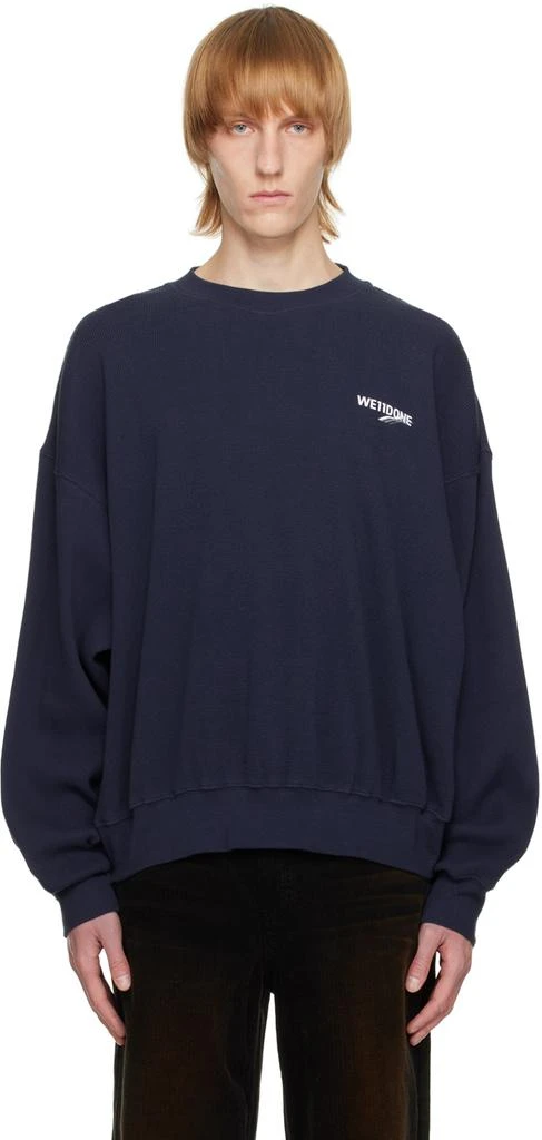 We11done Navy Basic 1506 Sweatshirt 1