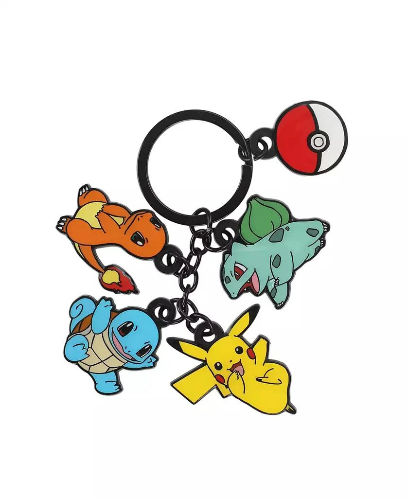 Pokemon Characters 5-Charm Black Keychain 1