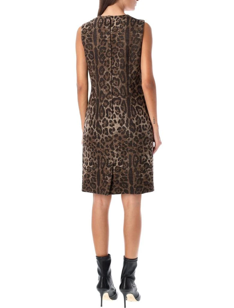 Dolce & Gabbana Dolce & Gabbana Leopard Jacquard Midi Dress 2