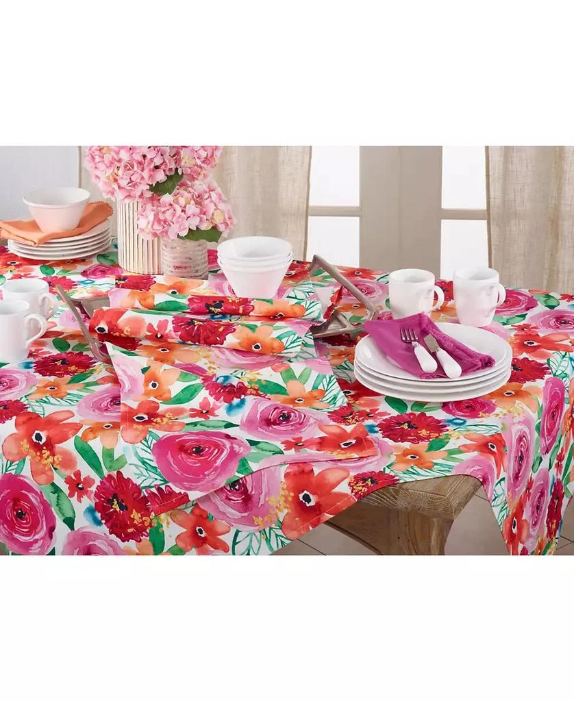 Saro Lifestyle Santa Monica Floral Design Runner 4