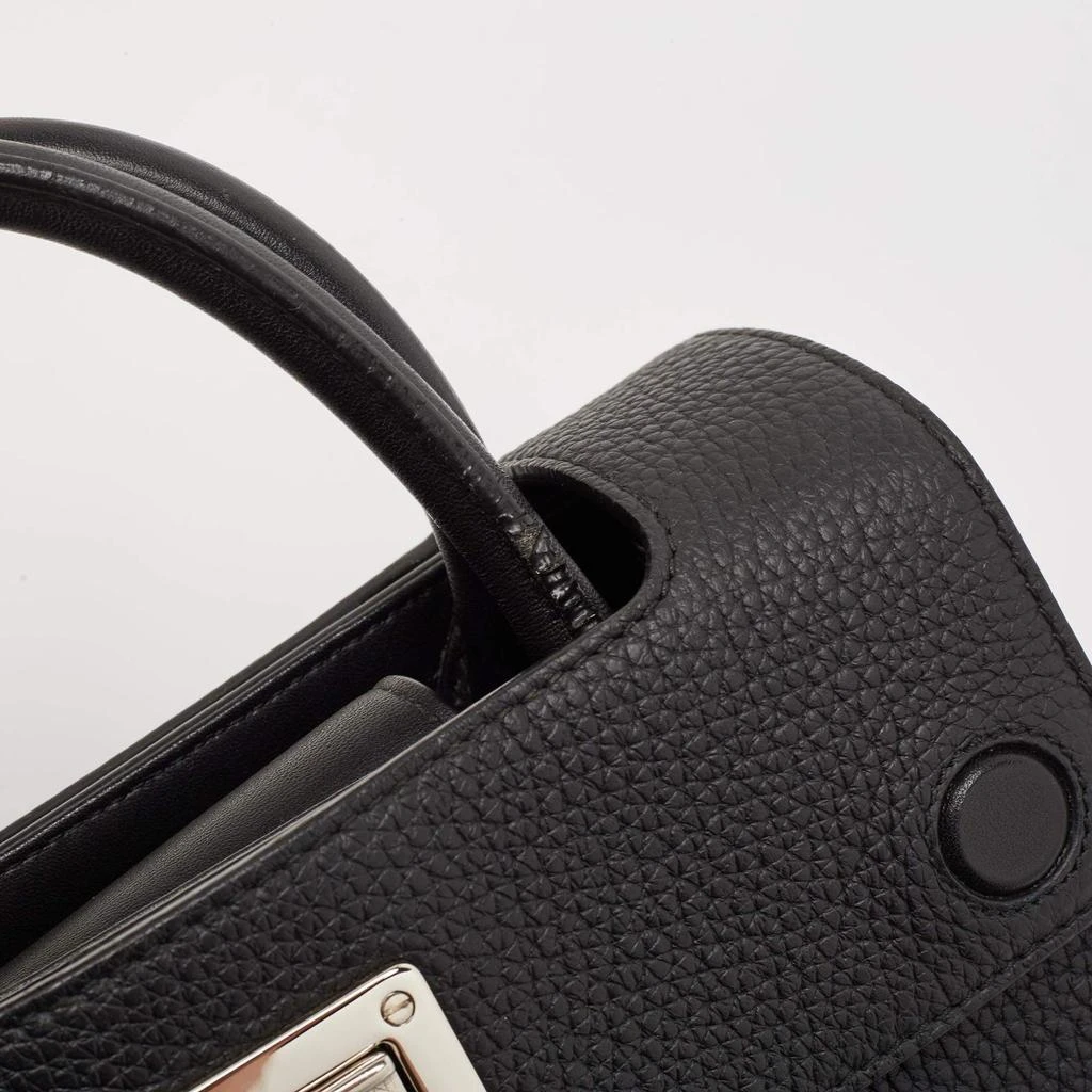 Dior Dior Black Leather Mini Diorever Top Handle Bag 7