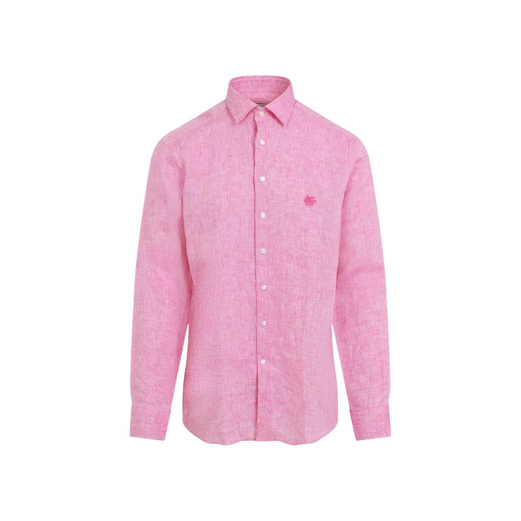 ETRO Etro Logo Embroidered Long Sleeved Shirt