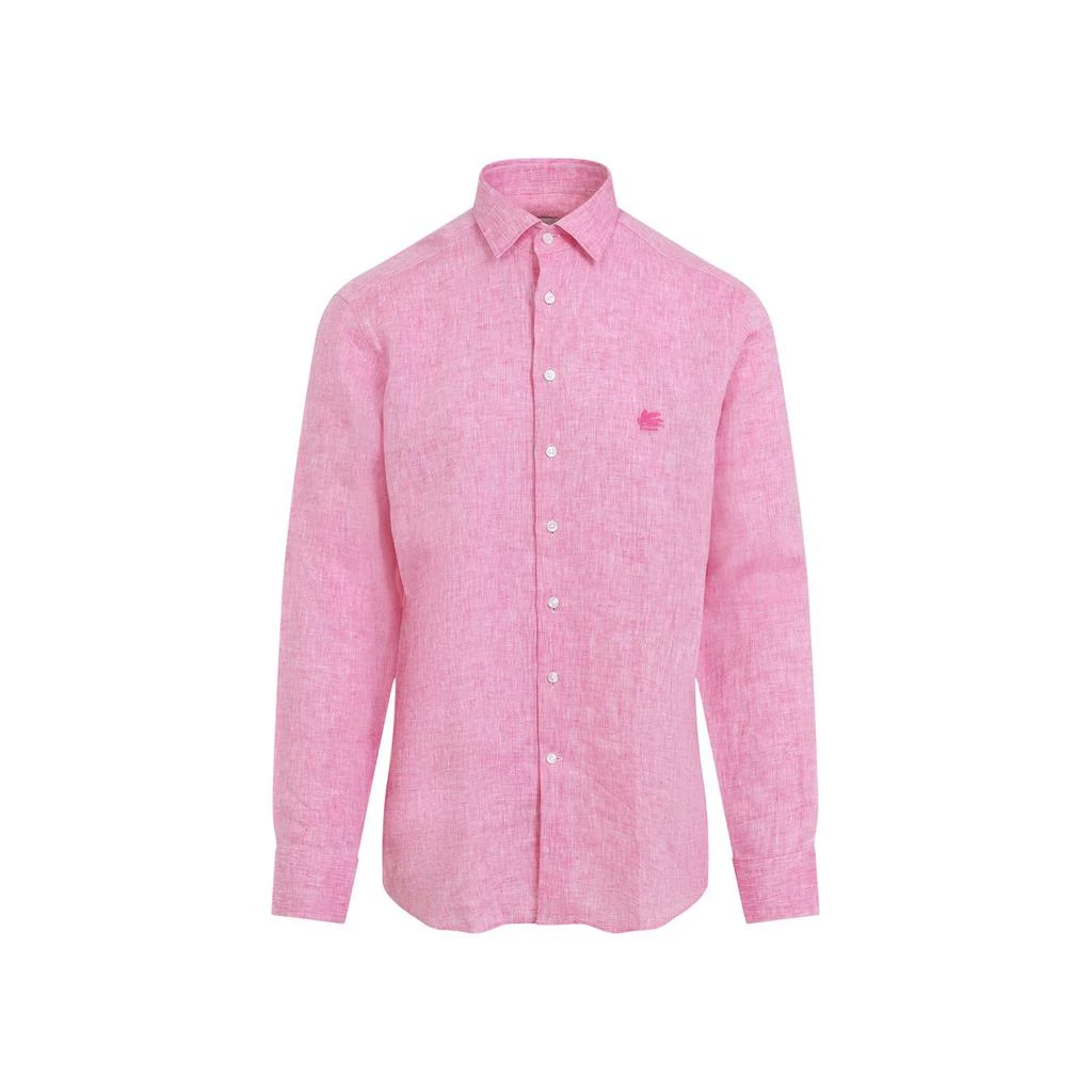 ETRO Etro Logo Embroidered Long Sleeved Shirt 1