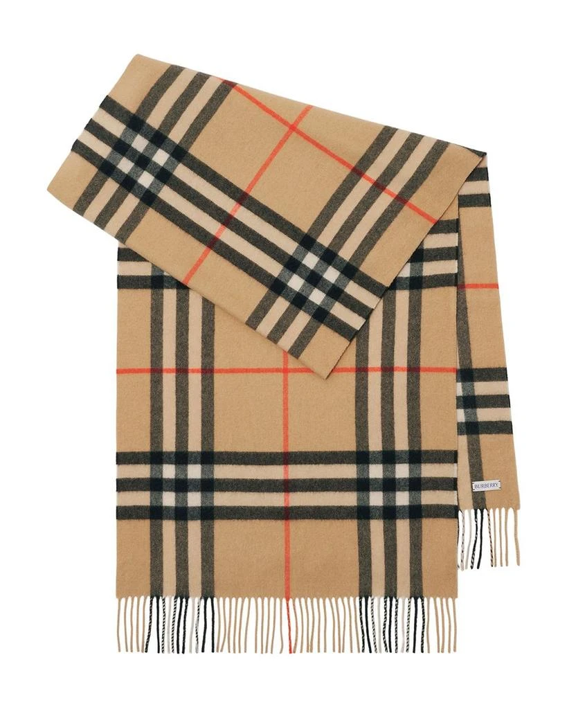 Burberry Check Cashmere Scarf 8