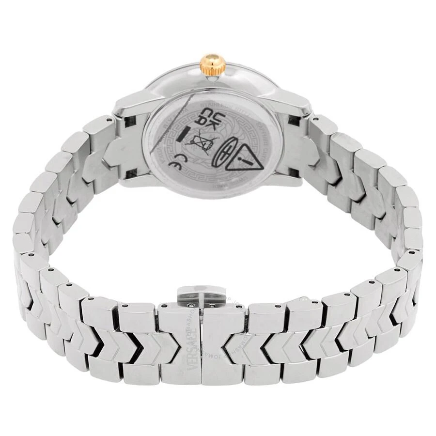 Versace V-Icon Quartz Green Dial Ladies Watch VEUCA0424 3