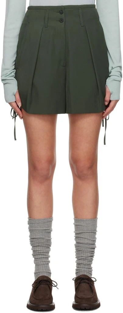 Weekend Max Mara Khaki Aereo Shorts 1