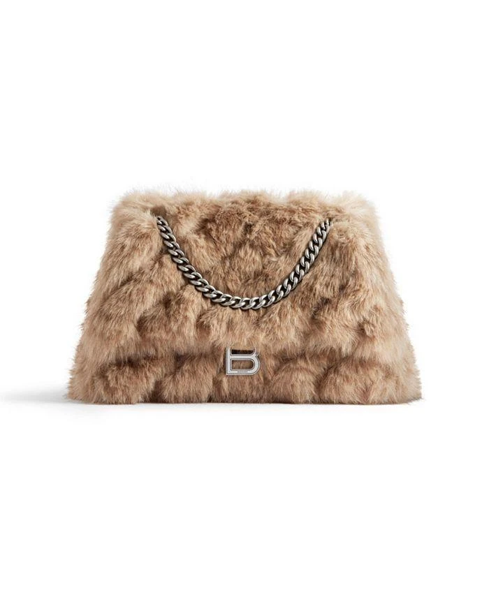 Balenciaga Crush Medium Chain Bag Fake Fur 5