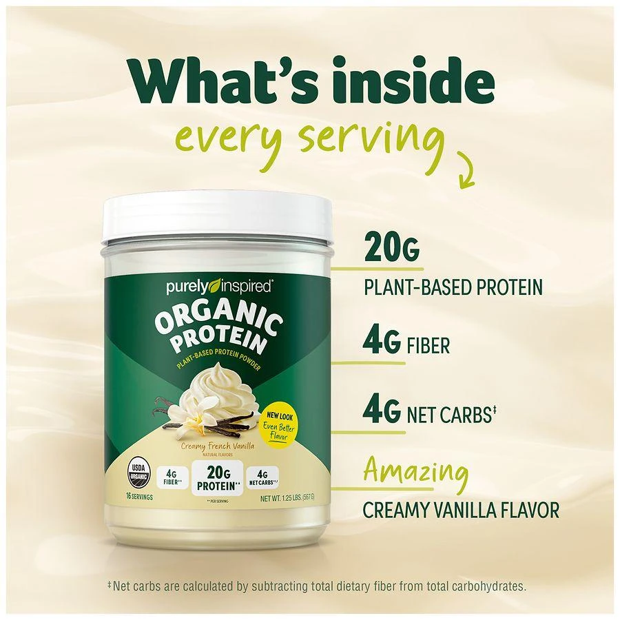 Purely Inspired Organic Protein Powder Vanilla 11