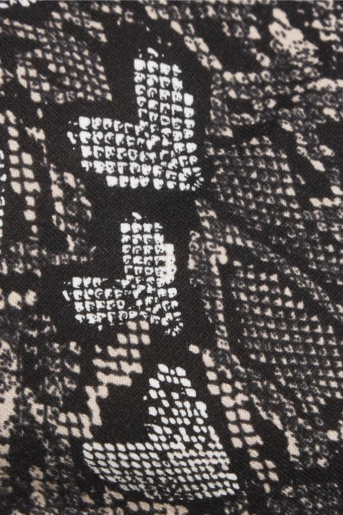 MARKUS LUPFER Snake-print cotton sweater 4