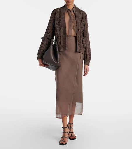 Brunello Cucinelli Monili leather sandals 3