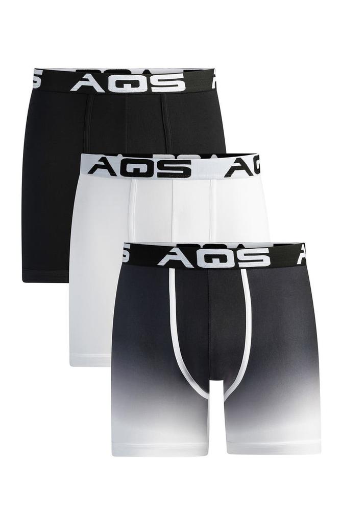 AQS Ombrè Boxer Briefs - Pack of 3