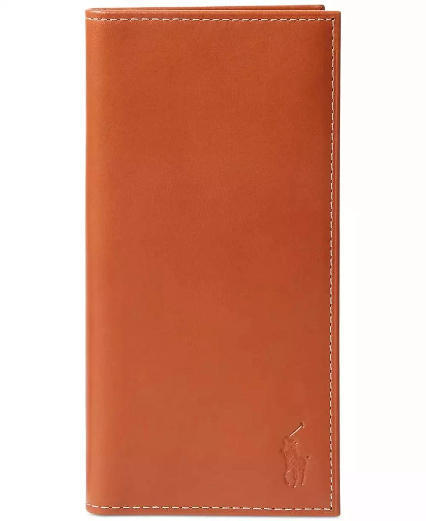 Polo Ralph Lauren Men's Burnished Leather Narrow Wallet 1