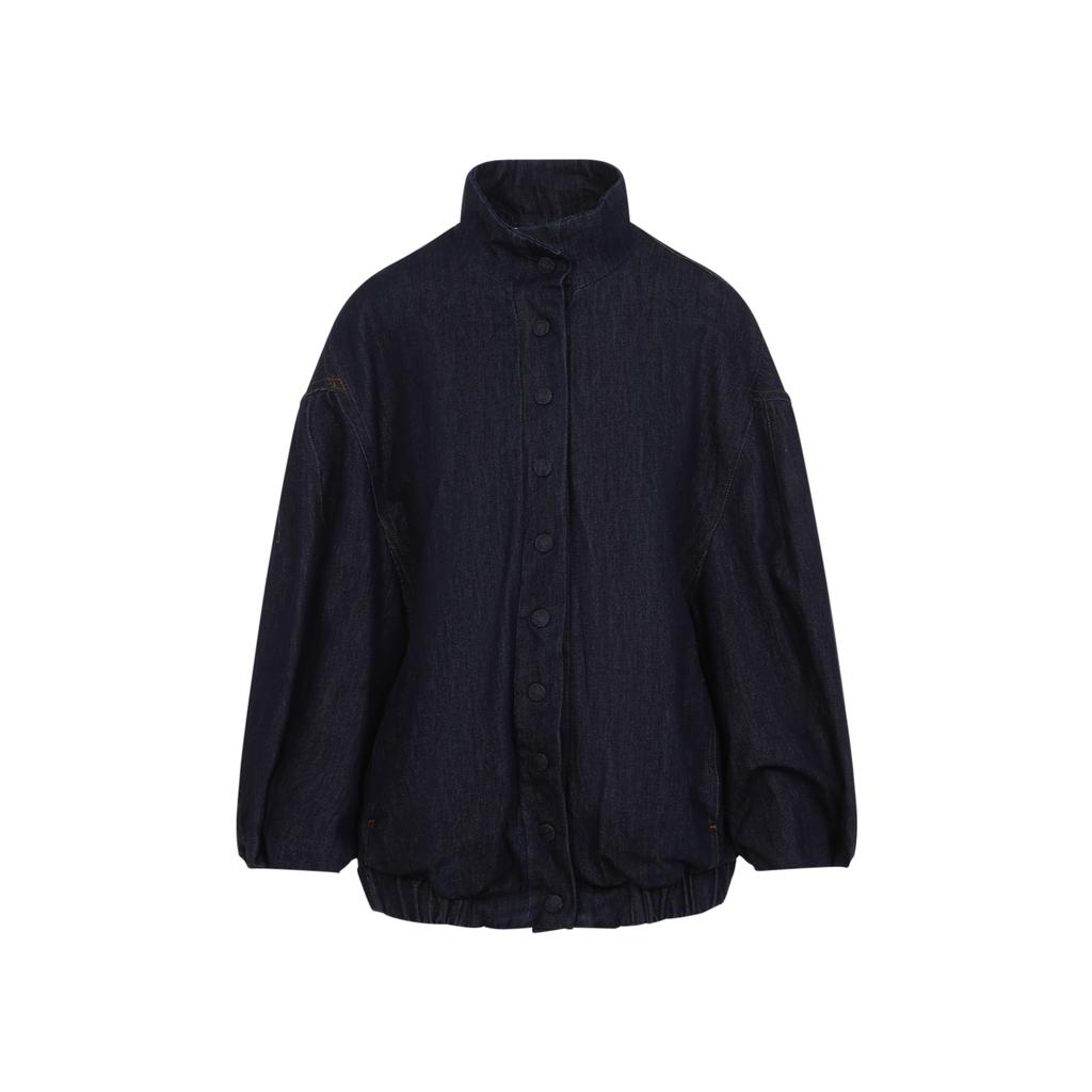 Navy Press-Stud Denim Jacket – On Sale Now with Up to 44