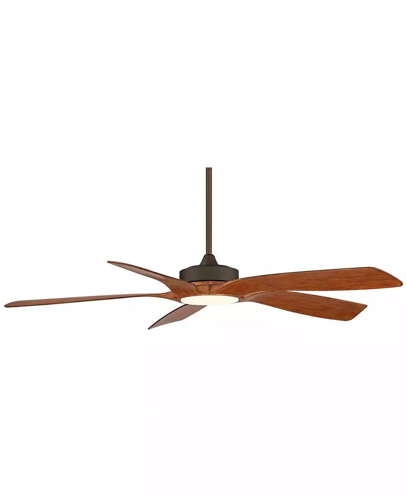 Casa Vieja 56" Modern Indoor Outdoor Ceiling Fan with LED Light Remote Oil-Rubbed Bronze Damp Rated Dimmable for Patio Exterior 7