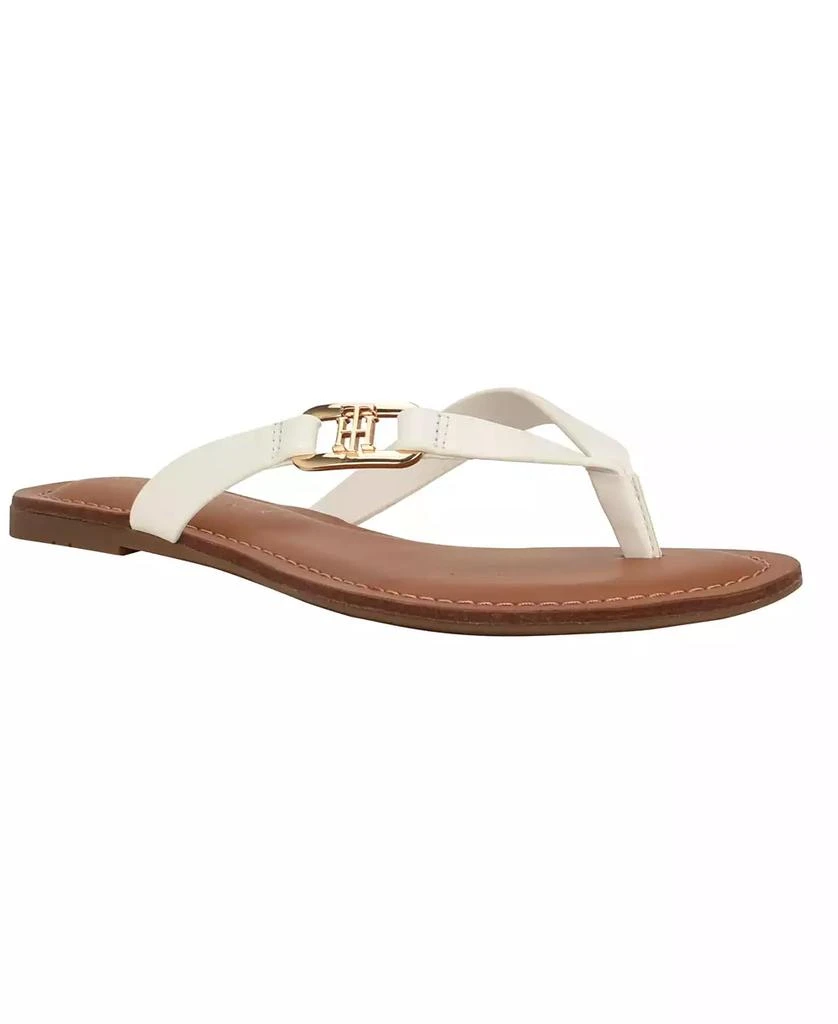 Tommy Hilfiger Women's Liande Logo Flat Thong Sandal
