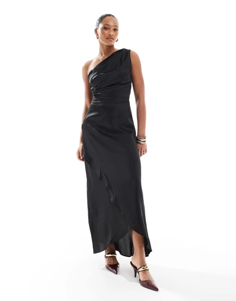 tfnc bridesmaid one shoulder maxi dress One Shoulder Maxi Tfnc Dresses Uk One Shoulder Dress Tfnc Dresses TFNC One Shoulder Maxi Dress