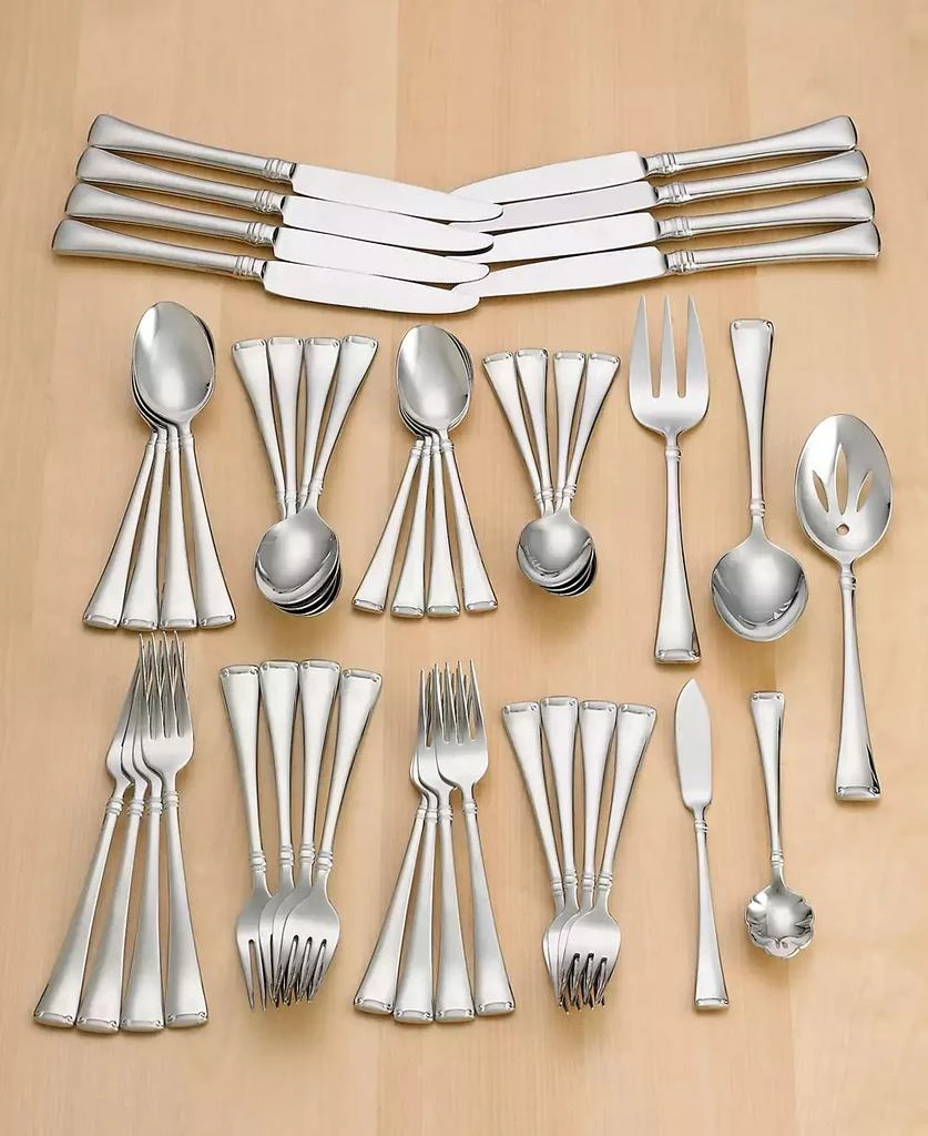 ZWILLING Angelico 18/10 Stainless Steel 45 Pc. Flatware Set, Service for 8 8