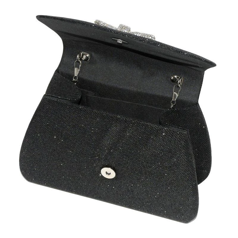 Club Rochelier Evening Bag With Glitter Handle And Bow 2