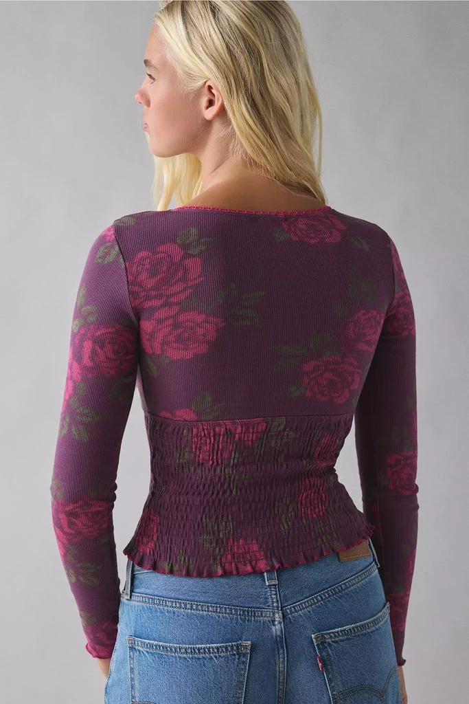 Kimchi Blue Kimchi Blue Only You Smocked Long Sleeve Top 3