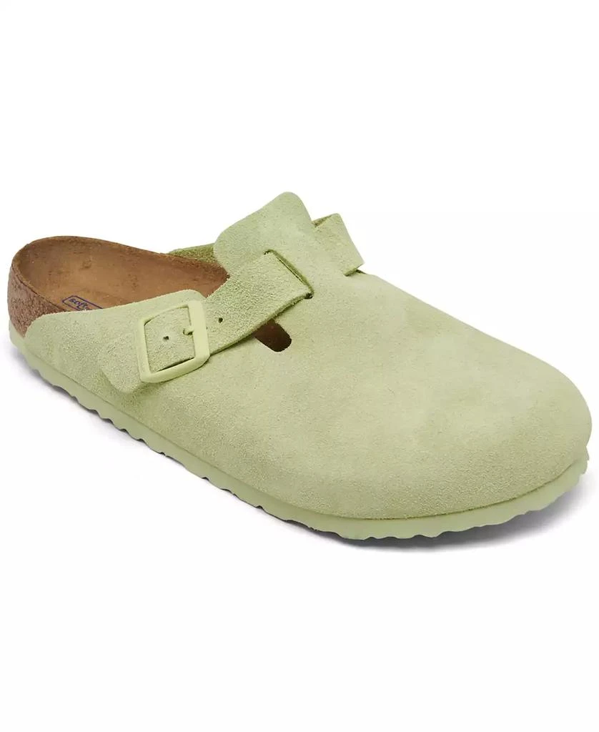 Birkenstock Men's Boston Soft Footbed Suede Leather Clogs from Finish Line 1