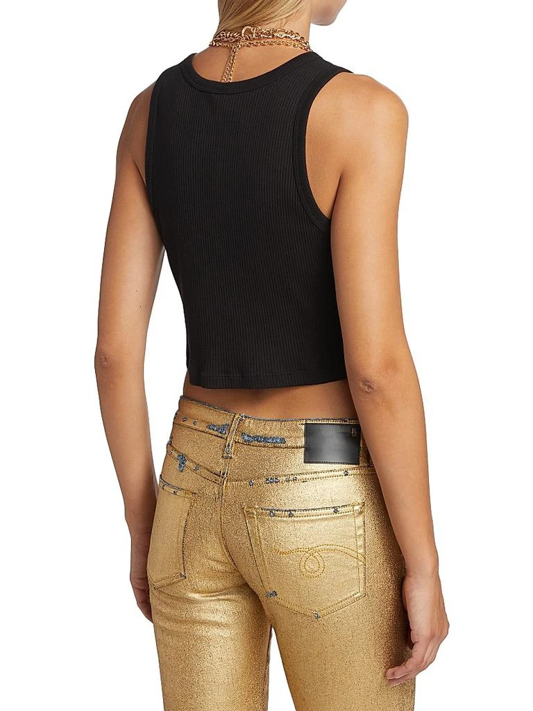 R13 Distressed Crop Tank 5