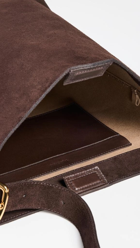 Madewell The Essential Bucket Tote in Suede 5