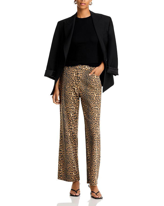Lucy Paris Cheetah Five Pocket Pants