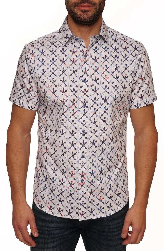 Robert Graham Argos Classic Fit Short Sleeve Button-Up Shirt 1