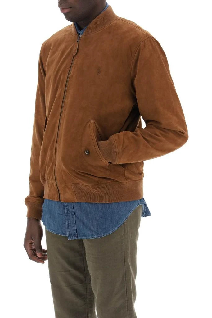 POLO RALPH LAUREN suede leather bomber jacket 4